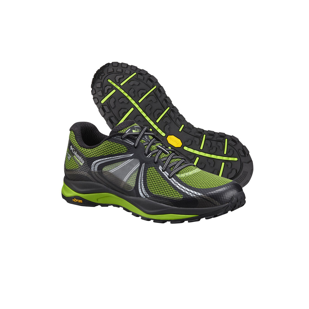 Vibram Sole Columbia Montrail Trient Mens Running Shoes Green/Black Australia (GIB824936)